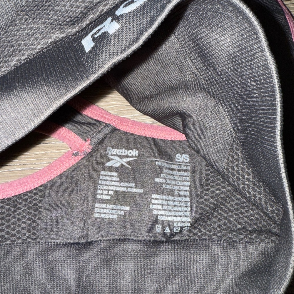 Reebok Trio Sports Bra Set - Pink, Black, Striped - Picture 13 of 13